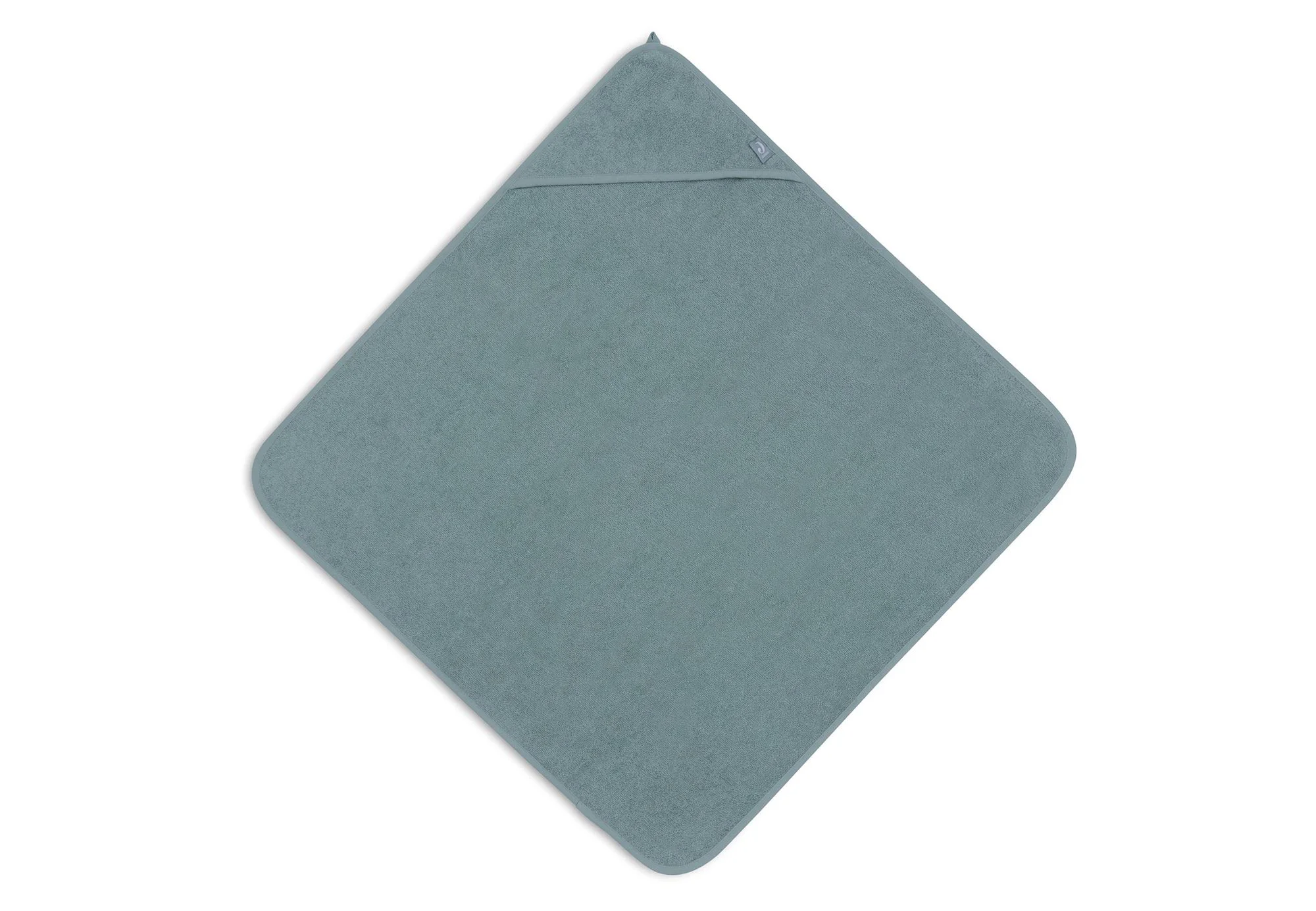 Prosop cu gluga Jollein Terry Sea Green, 100x100 cm