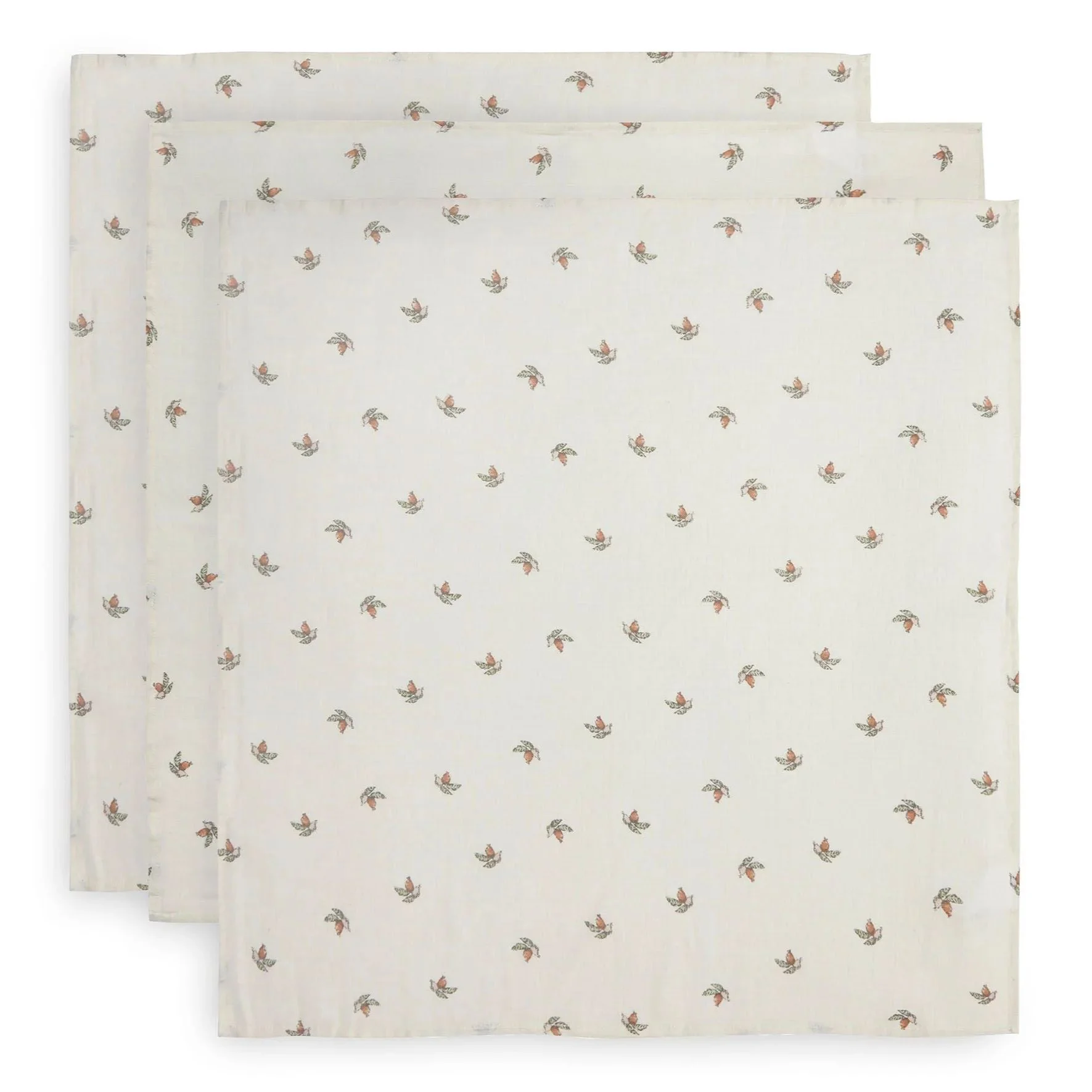 Муслиновые пеленки Jollein Rosehip, 70x70 см, 3 шт.