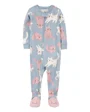 Carter's Пижама Grey Pink Cat
