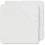 Простыня на резинке Jollein Cotton White, 120x60 см, 2 шт. foto