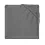 Cearsaf cu elastic Jollein Jersey Storm Grey, 120x60 cm foto