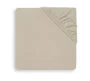 Cearsaf cu elastic Jollein Jersey Nougat, 120x60 cm foto