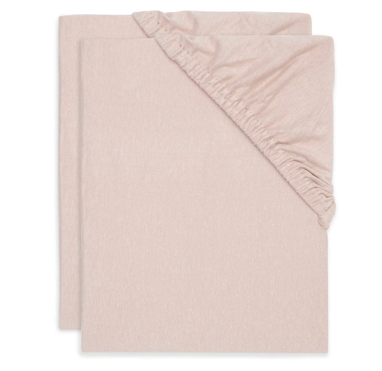 Cearsaf cu elastic Jollein Jersey Wild Rose, 120x60 cm, 2 buc. foto