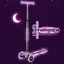 Самокат Micro Maxi Deluxe Glow LED Plus Luminous Purple