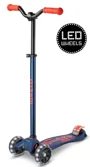 Самокат Micro Maxi Deluxe Pro LED Navy Red foto