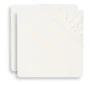 Cearsaf cu elastic Jollein Jersey Ivory, 40/50x80/90, 2 buc. foto