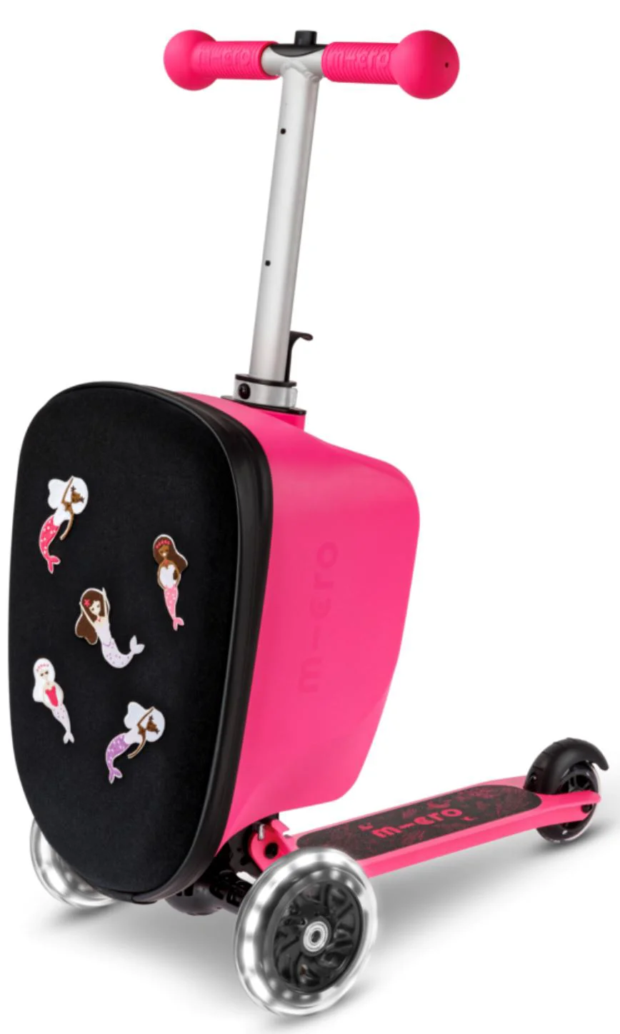 Trotineta Micro Luggage Junior Patch & Play Pink
