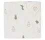 Простыня на резинке Jollein Jersey Happy Miffy Olive Green, 120x60 см foto