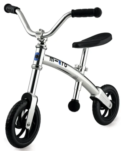 Bicicletă fără pedale Micro G-Bike Chopper Silver