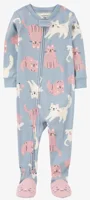 Carter's Пижама Grey-Pink Cat