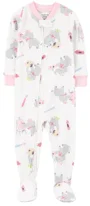 Carter's Пижама Ivory-Pink Elephant foto