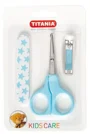 Set manichiura bebelusi (foarfece, unghiera si pila de unghii) TITANIA foto