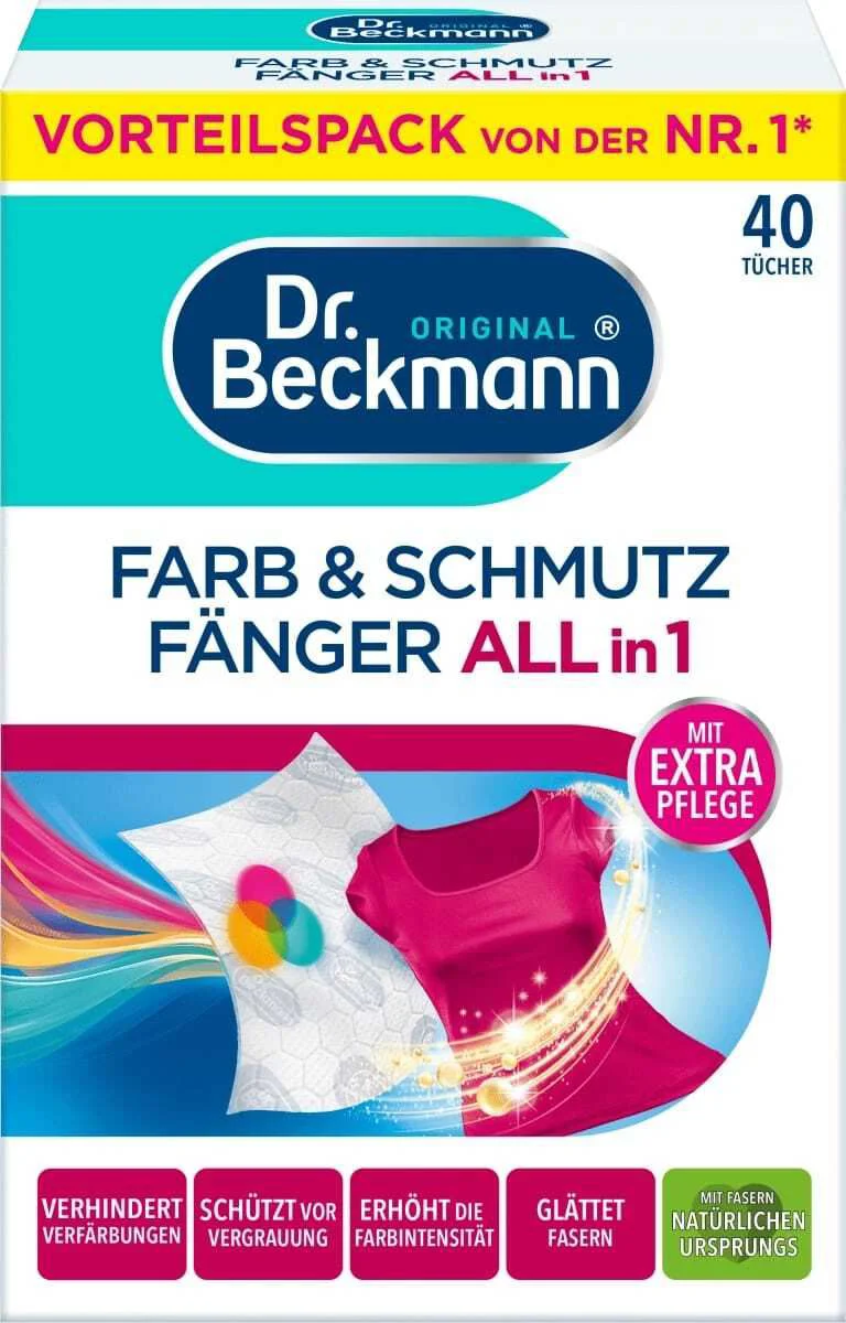 Servetele anti-transfer de culori si murdarie Dr. Beckmann, 40 buc.