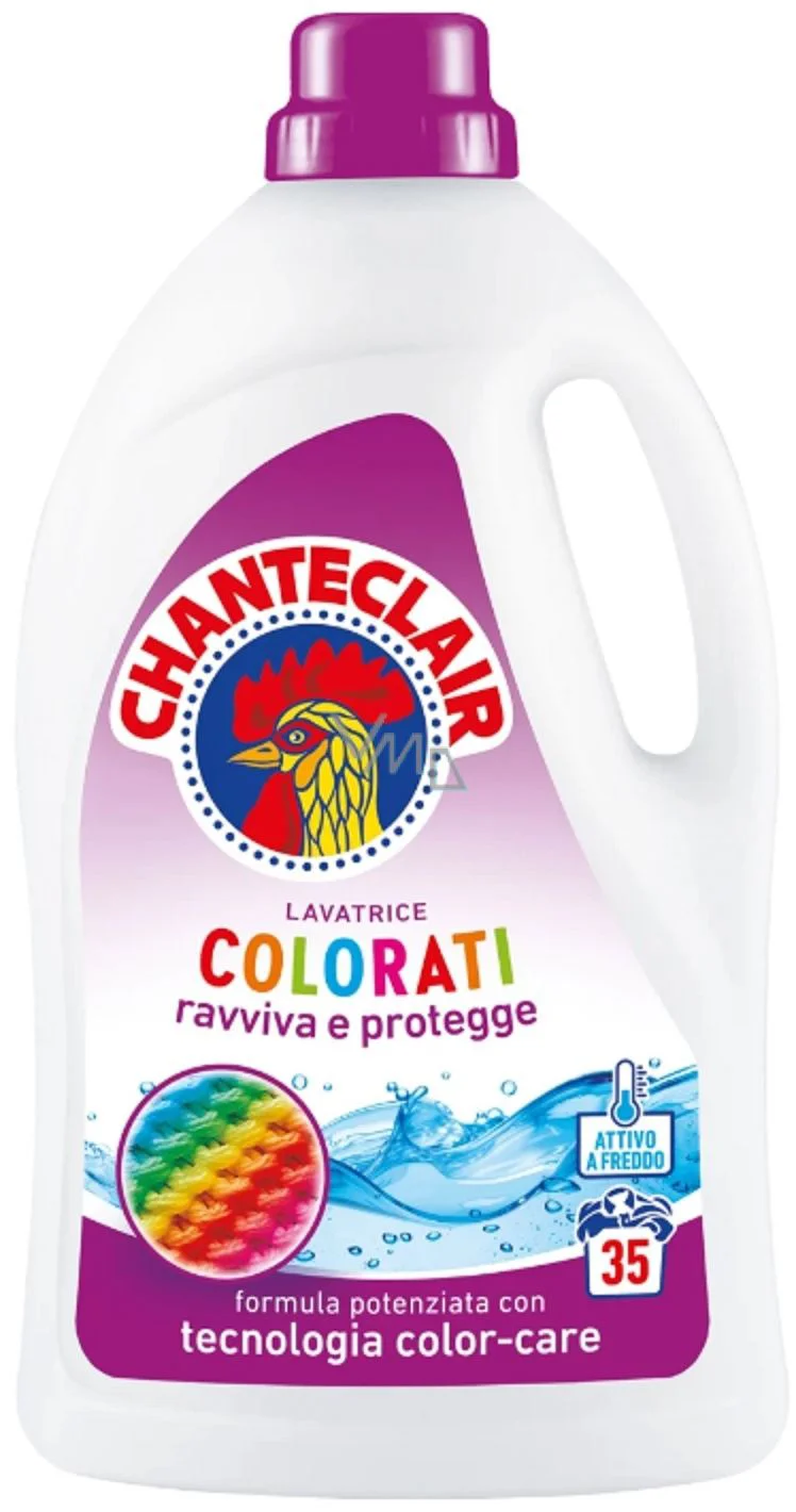 Detergent de rufe lichid pentru rufe universal Color Chanteclair, 35 spalari