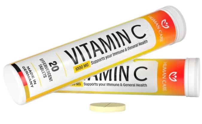 image for Supliment alimentar Human Care Vitamina C 1000 mg, 20 comprimate foto