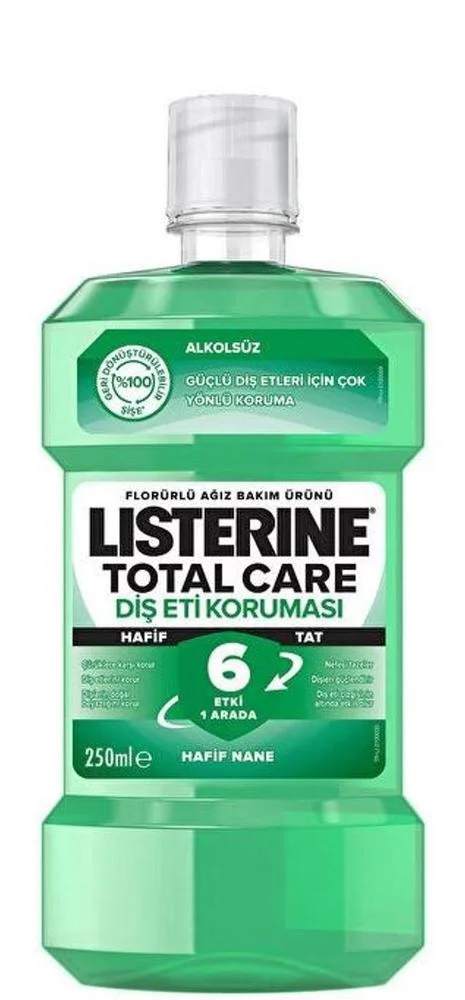 image for Apa de gura Listerine Total Care 6 in 1 Protectia gingiilor, 250 ml foto