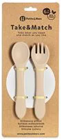 Set tacamuri din silicon Petite&Mars Take&Match Desert Sand foto