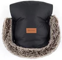 Муфты для коляски Petite&Mars Furry Forever Black