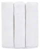 Набор из 3 муслиновых пеленок Petite&Mars Moussy Total White, 68x68 см