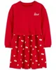 Carter's Платье из трикотажа Love Hearts
