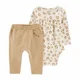 Carter's Set 2 piese bebe Pantaloni si body Leopard foto