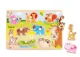 Puzzle din lemn Tooky Toy Animalute, 10 el.