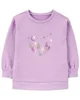 Carter's Флисовая толстовка Mauve Pink Heart
