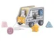 Деревянный игрушечный грузовик Pull-Along Shape Sorting Truck PolarB foto