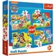 Puzzle Trefl 4 in 1 Running Pupies foto