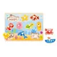 Деревянный пазл Tooky Toy Морские животные, 11 эл.
