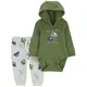 Carter's Set 2 piese Pantaloni si body cu gluga foto
