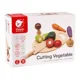 Set de joaca din lemn Classic World Legume, 16 el.