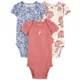 Carter's Set 3 piese body Flori foto