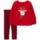 Carter's Set 2 piese Bluza din fleece si leggings Ren foto