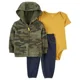 Carter's Set 3 piese Hanorac, body si pantaloni Camuflaj foto