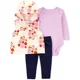 Carter's Set 3 piese Vesta, body si pantaloni foto