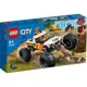 Set de constructie Lego City Aventuri off road cu vehicul 4x4, 252 el.