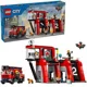 Конструктор LEGO City Пожарная станция и грузовик, 843 эл. foto