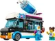 Set de constructie LEGO City Camioneta-pinguin cu granita, 194 el. foto