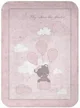 Paturica super moale KikkaBoo Dream Big Pink, 80x110 cm