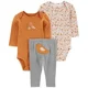 Carter's Set 3 piese - Pantaloni si 2 body foto