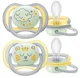 Suzeta din silicon Philips Avent Ultra Air Night (18+ luni), 2 buc. foto