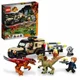 Set de constructie LEGO Jurassic World Transport de Pyroraptor si Dilophozaur , 254 el. foto