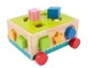 Jucarie din lemn Tooky Toy Sorter pe rotile foto