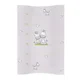 Saltea de infasat moale pe 2 parti Ceba Baby Cosy Grey Zebra, 70x50 cm