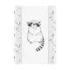Saltea de infasat tare pe 2 parti Ceba Baby Comfort Raccoon, 70x50 cm