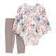 Carter's Комплект 2 в 1 Ivory Floral - Боди и штаны foto