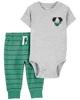Carter's Set 2 piese Dog Graphic - Pantaloni si body foto
