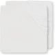 Простыня на резинке Jollein Cotton White, 120x60 см, 2 шт. foto