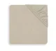 Cearsaf cu elastic Jollein Jersey Nougat, 120x60 cm foto